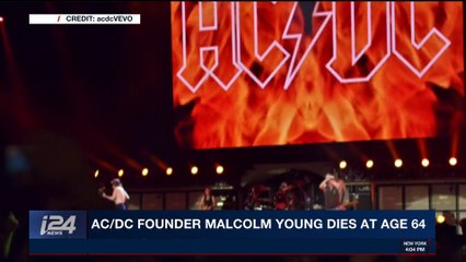 i24NEWS DESK | AC/DC founder Malcom Young dies at age 64 | Saturday, November 18th 2017