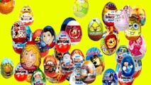 50 Surprise Eggs, Kinder Surprise Hello Kitty Mickey Mouse Маша и Медведь Disney Pixar Cars2
