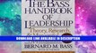 Review The Bass Handbook of Leadership: Theory, Research, and Managerial Applications For Ipad