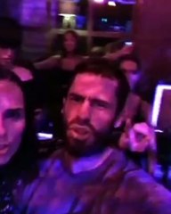 Emmerdale stars having a great night out last night 2017