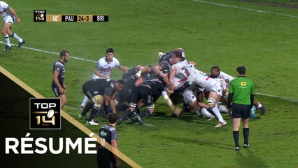 TOP 14 - Résumé Pau - Brive:  34-15 - J10 - Saison 2017/2018