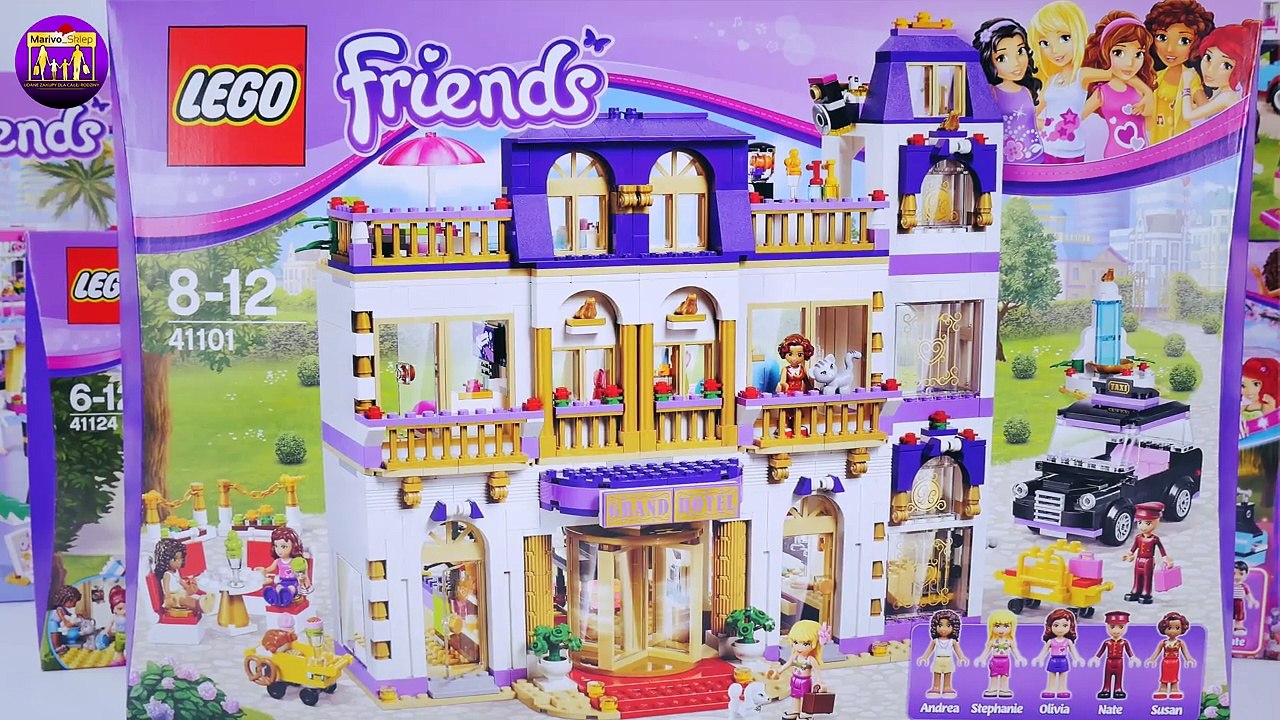 Grand Hotel w Heartlake cz.1 - Budowanie klocków Lego Friends 41101