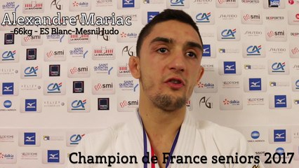 CF seniors 1re division 2017 - Alexandre Mariac : "Voir loin maintenant"