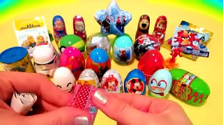 Easter Surprise Eggs opening Party! 30 surprise eggs and blind bags toys basket for kids