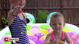 BIGGEST POOL & BALLOONS - Surprise Toys Hunt Shopkins My Little Pony Sofia the First Finding Dory