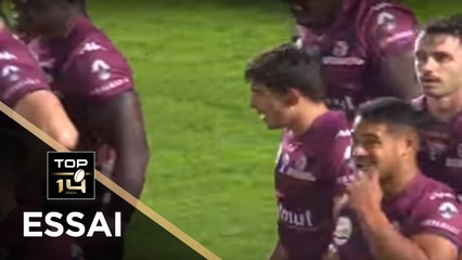 TOP 14 - Essai Gauthier DOUBRERE (UBB) - Bordeaux-Bègles - Agen - J10 - Saison 2017/2018