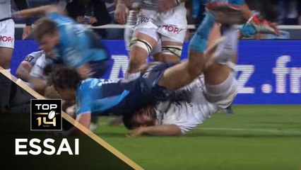 TOP 14 - Essai Jan SERFONTAIN (MHR) - Montpellier - Toulouse - J10 - Saison 2017/2018