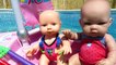 Bebé Ana casi ahoga en la piscina Barco Baby Born Mejores juguetes de muñecas y bebés