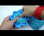 Learn Colors Kinetic Sand Castle Bad Kids Peppa Pig Surprise Toys Opening For Children