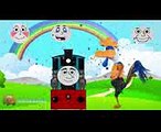 Learn Colors Thomas and Friends Funny Face Swap Wrong Head Baby Kids Finger Family Nursery HD #29