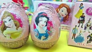 Disney Princess Zaini Surprise Eggs unboxing