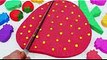 Learn Colors Kinetic Sand Cake Strawberry Bad Kids Peppa Pig Surprise Toys Opening For Children