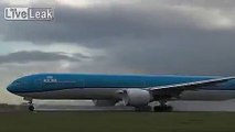 Lightning Strikes KLM passenger jet B777-300 on departure from Amsterdam Airport