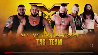 The Authors Of Pain vs. Sanity | WWE NXT: November 2017 - NXT Tag Team Championships