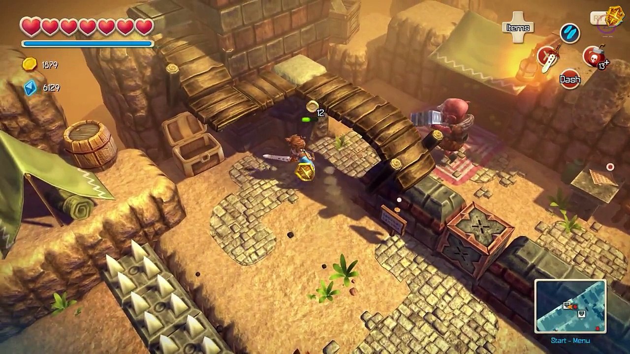 Oceanhorn Monster of Uncharted Seas Withered Lands 100% Complete Walkthrough (PC/iOS) [HD]