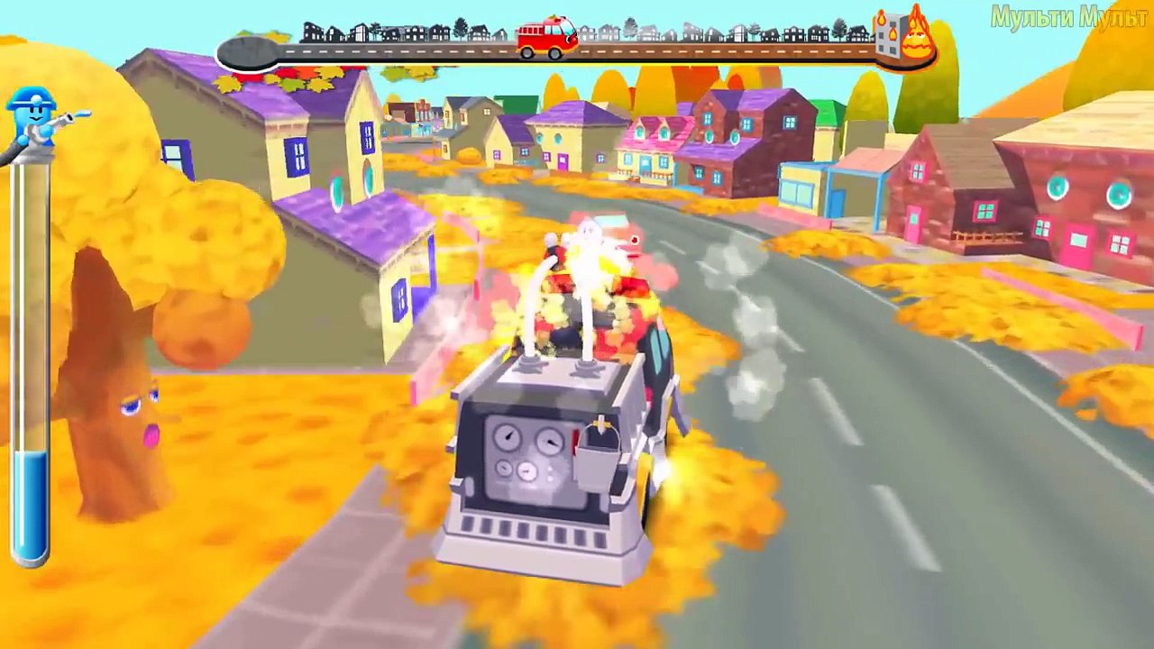 FIRE TRUCK FOR KIDS - Game Cartoon For Children | Gocco Fire Truck - Videos For Kids #8