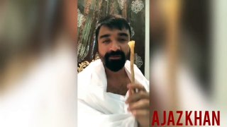 Ajaz Khan First live in umrah