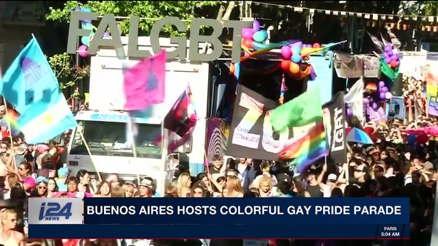 i24NEWS DESK | Buenos Aires hosts colorful gay pride parade | Saturday, November 18th 2017
