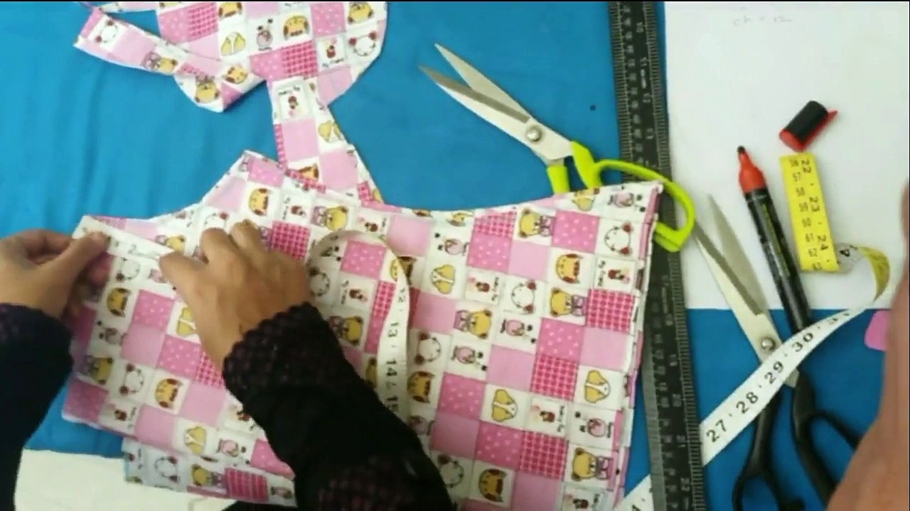 How To Stitch Baby Night Dress In HIndi ! Urdu