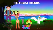 The Forest Friends | Wild Animals Bedtime Stories for Kids | ChuChu TV Storytime for Child