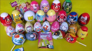 90 Surprise eggs Compilation Peppa Pig Hello Kitty Frozen Disney Kinder LPS