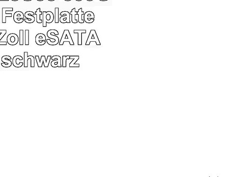 Fantec DB228U3e 500GB externe Festplatte 64 cm 25 Zoll eSATA USB 30 schwarz