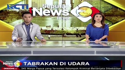 Ngeri! Tabrakan di Udara Antara Pesawat dan Helikopter