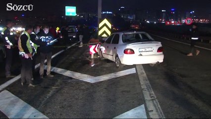 TEM'de korkunç kaza