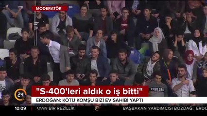 "S-400'leri zaten aldık"