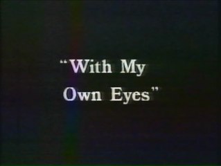 "WITH MY OWN EYES" - David Letterman - 1986