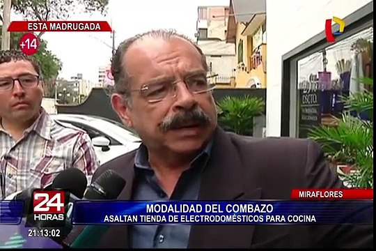 Miraflores: asaltan tienda de electrodomésticos para cocina bajo modalidad del combazo