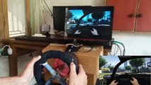 GTA 5 Homemade Steering Wheel | Driving Simulator