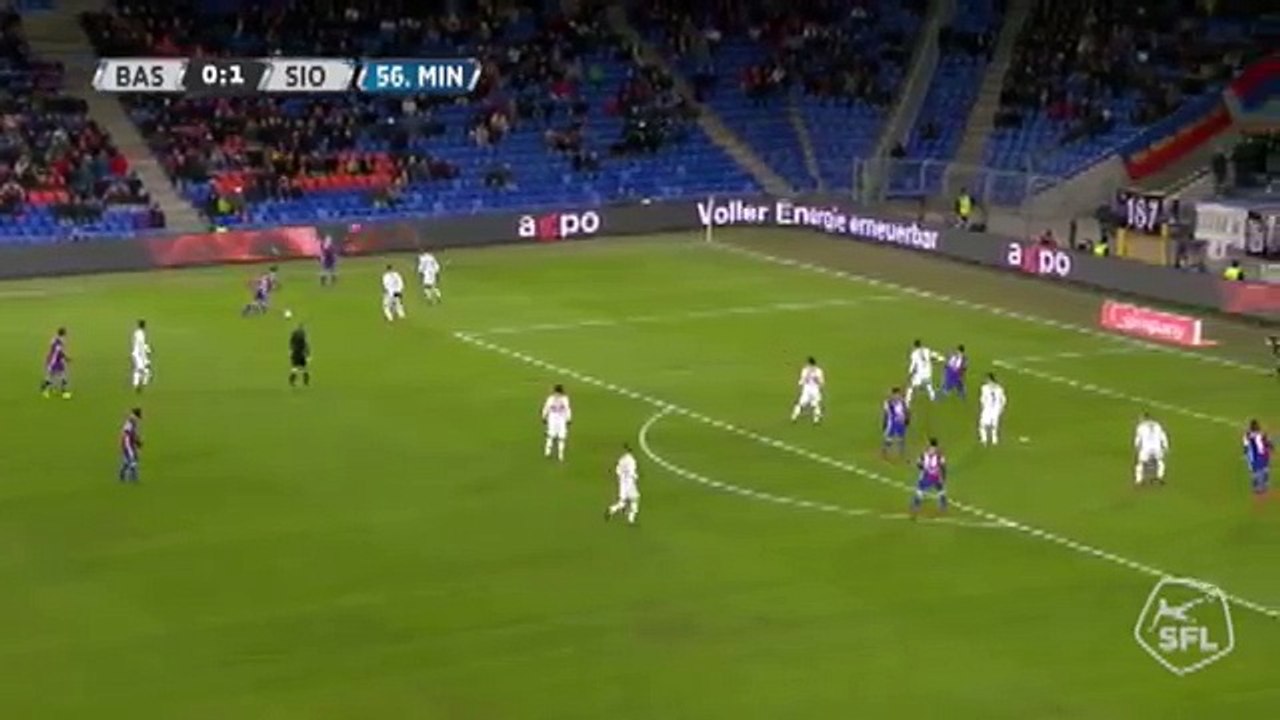 Basel 1:1 Sion (Swiss Super League. 18 November 2017)