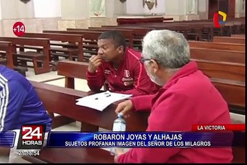 La Victoria: delincuentes profanan imagen del Señor de los Milagros