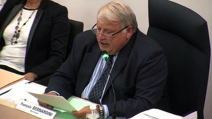 Extrait de l'intervention de François Bernardini hier soir lors du Conseil Municipal.