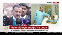 Naim Süleymanoğlu'na veda