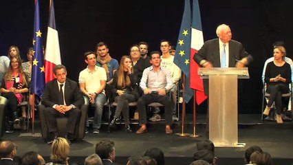 La fin de l'intervention de Jean-Claude Gaudin a beaucoup fait rire hier soir.