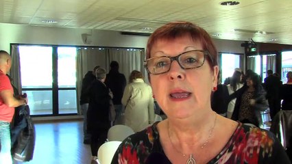 Eveline Santoru-Joly et Gérard Frau au micro d'Ulrich Téchené