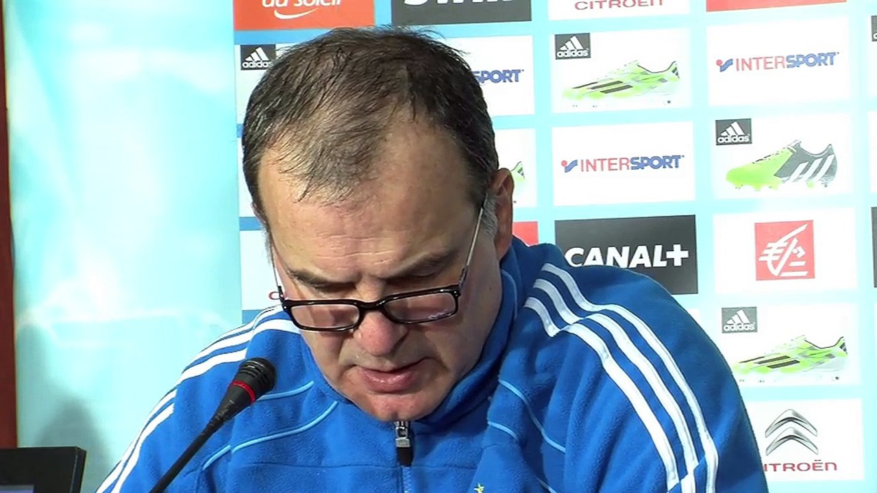 Marcelo Bielsa le coach de l'OM parle de l'ouverture du mercato