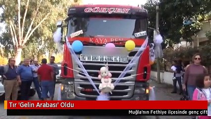 Tır 'Gelin Arabası' Oldu