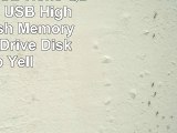 weylon 16 GB Hohe Qualität Cool USB High Speed Flash Memory Stick Pen Drive Disk Gelb