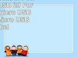 Batterie  6700mAh Power Bank  1 USB 20 Port 5V24A  1 micro USB Port  inkl Micro