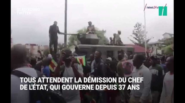 Au Zimbabwe, scènes de liesse entre l'armée et les manifestants qui réclament le départ du président Mugabe