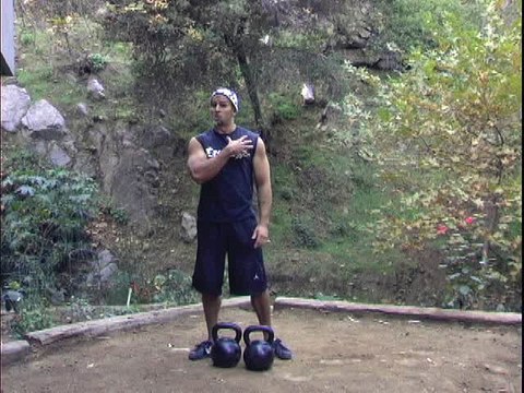 Mike Mahler - Kettlebell Solutions For Speed And Explosive Strength - Full Body - 10 - Double Stomp Jerk