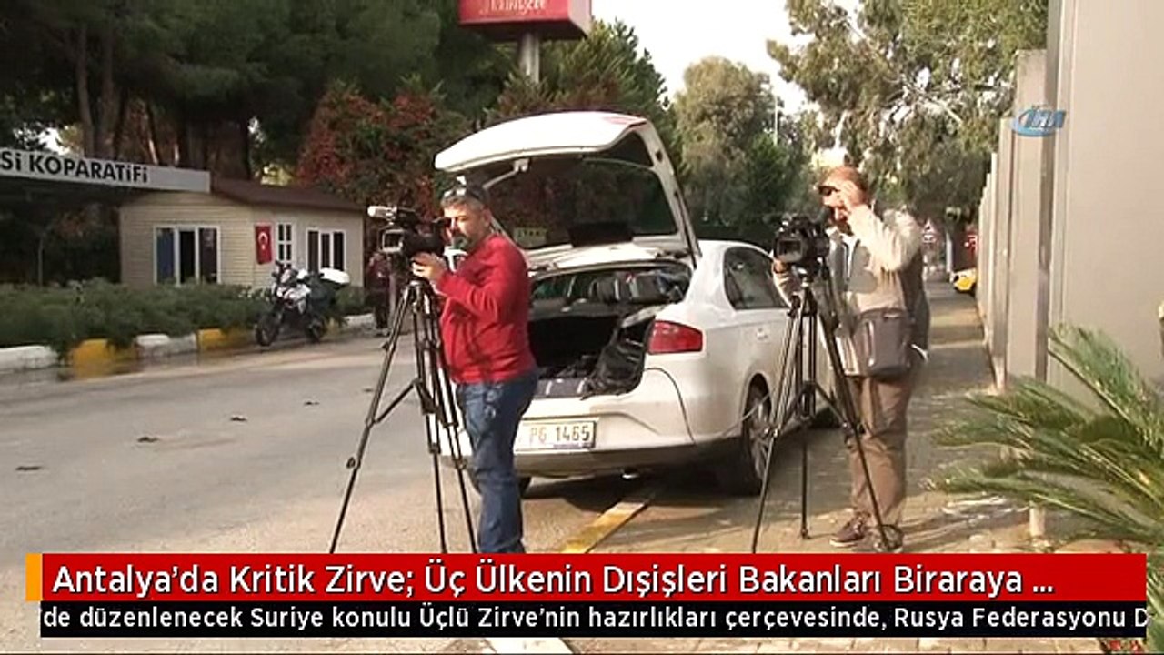 Antalya'da Kritik Zirve; Üç Ülkenin Dışişleri Bakanları Biraraya Geldi