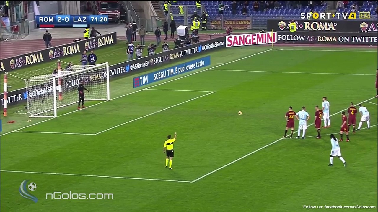 Roma 2-1 Lazio - Gol HD Ciro Immobile 18.11.2017