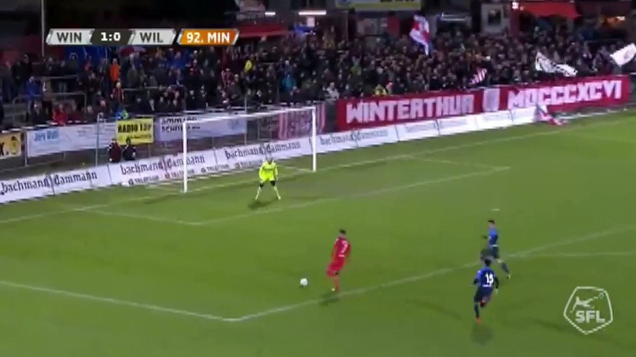 Winterthur 2:0 Wil (Swiss Challenge League. 18 November 2017)
