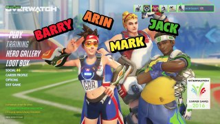 Overwatch w_ JackSepticEye, Markiplier, Egoraptor, Barry, and Fey  Kitty Kat Gaming