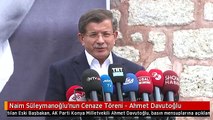 Naim Süleymanoğlu'nun Cenaze Töreni - Ahmet Davutoğlu