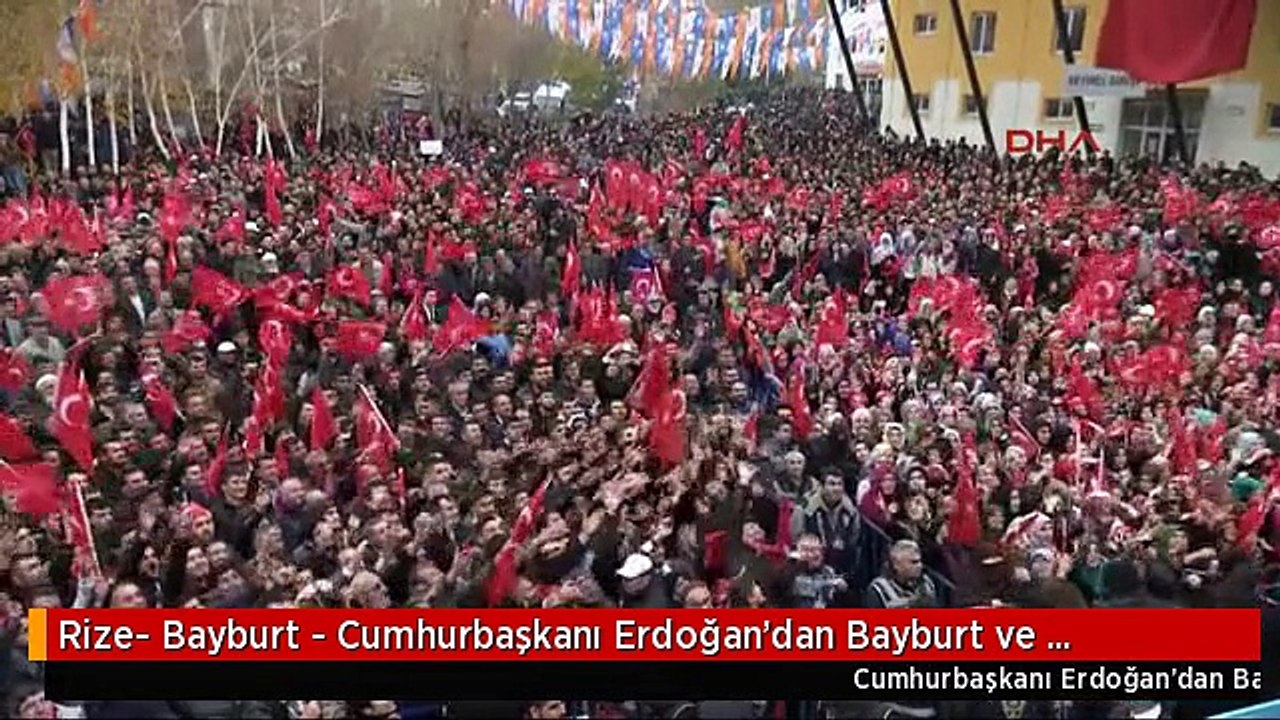 Rize- Bayburt - Cumhurbaşkanı Erdoğan'dan Bayburt ve Gümüşhane'ye Havaalanı Müjdesi 3